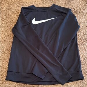 Nike Dark Sweatshirt with White Swoosh